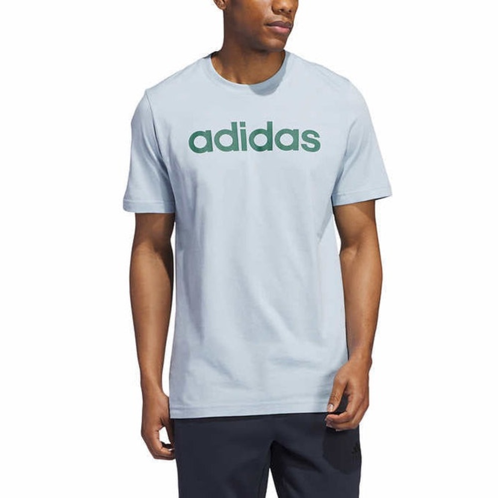 NWT🎉HP🎉Men’s Adidas Cotton Tee (light blue) size XL